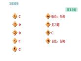 沪科版八年级上册物理习题课件 第3章 专题技能训练(三) 训练1 声音的特性