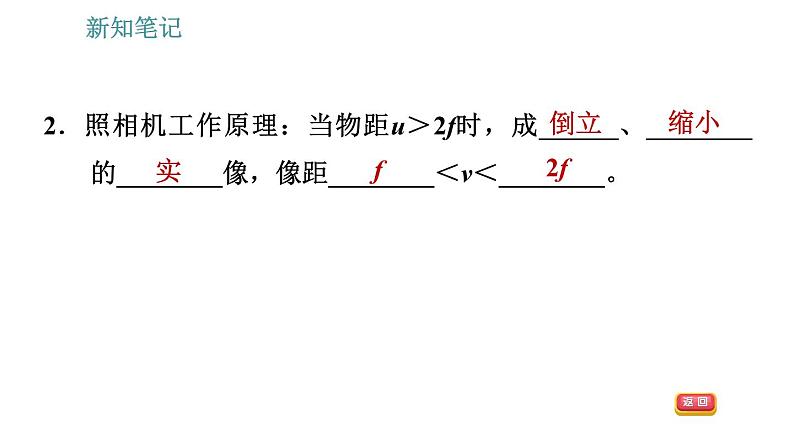 沪科版八年级上册物理习题课件 第4章 4.6.2 透镜的应用06