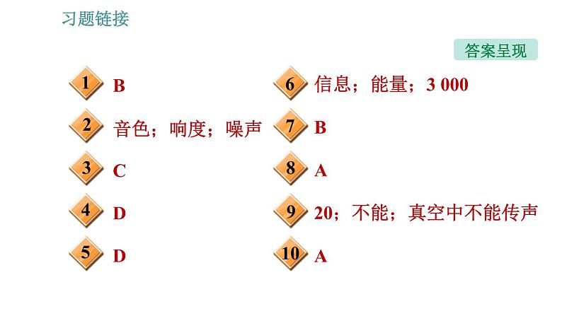 沪科版八年级上册物理习题课件 第3章 3.3 超声与次声03