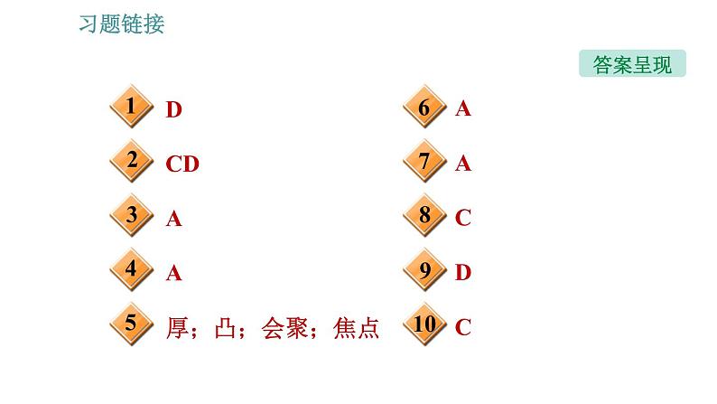 沪科版八年级上册物理习题课件 第4章 4.5.1 透镜及其基本应用03