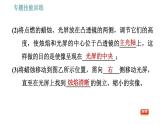 沪科版八年级上册物理习题课件 第4章 专题技能训练(六) 训练1 凸透镜有关的实验探究