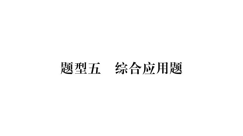 2020湖南物理中考新优化大二轮重难点题型突破（课件）：题型5 综合应用题(共180张PPT)(1)01