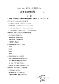 山东省临沂市临沭县2020-2021学年九年级上学期期末考试物理试题（word版 含答案）