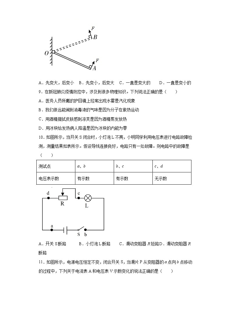 2021年山东省枣庄市中考物理试题真题及答案 (wrod版)03