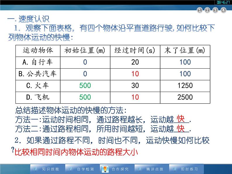 人教版八年级上册物理课件：1.3《运动的快慢》06