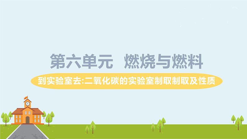 鲁教版化学九年级上册 《到实验室去：二氧化碳的实验室制取及性质》PPT课件01