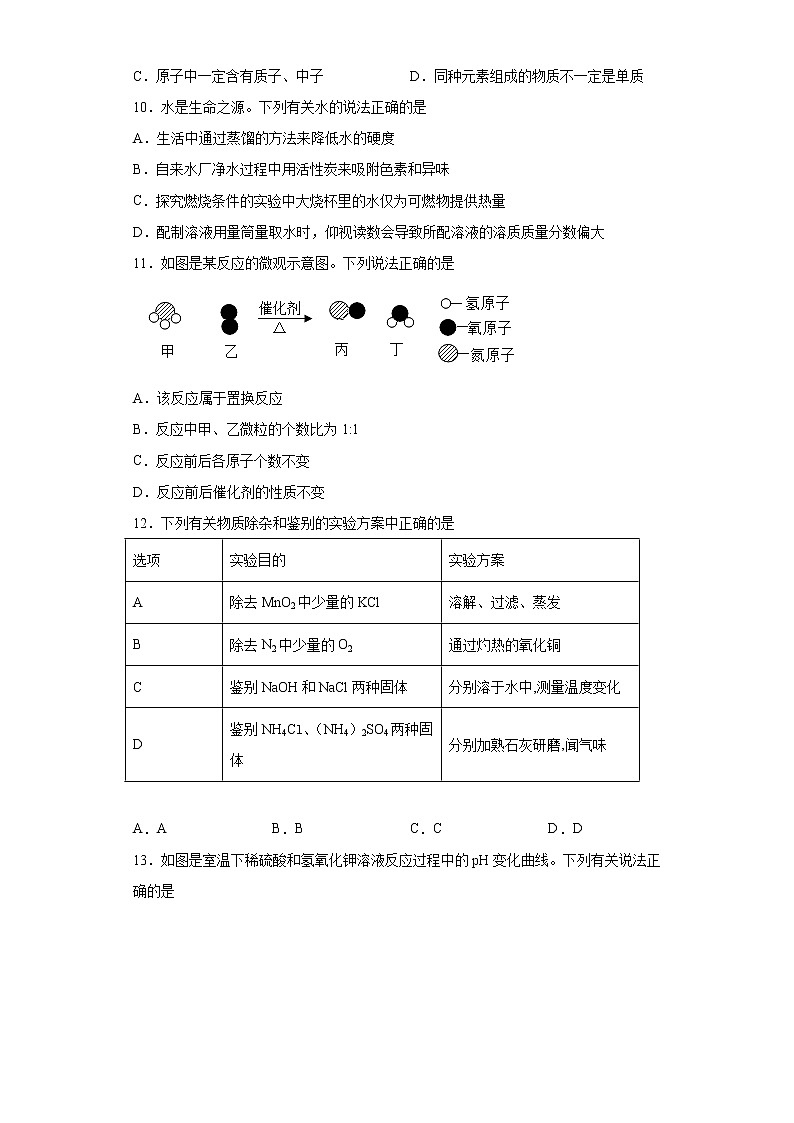 河南省洛阳市洛宁县2020-2021学年九年级下学期期中化学试题（word版 含答案）第3页