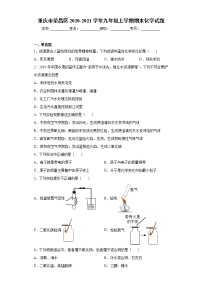 重庆市荣昌区2020-2021学年九年级上学期期末化学试题（word版 含答案）