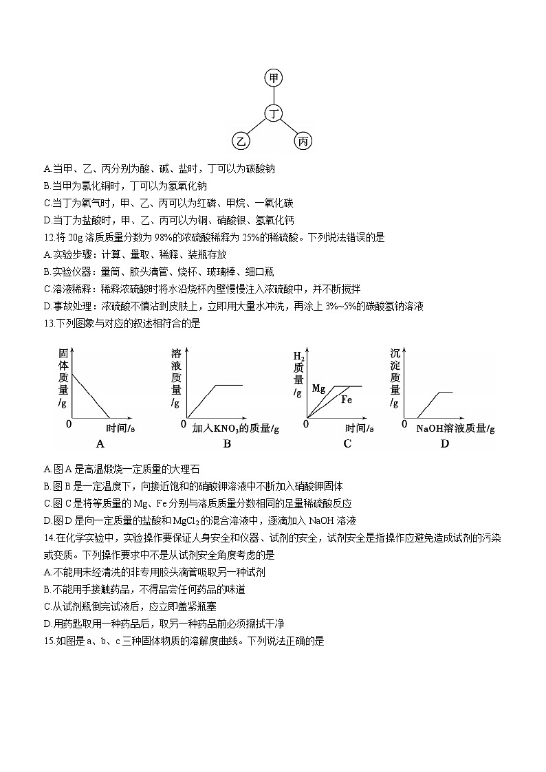 2021山东泰安市年初中学业水平考试及答案（word版）第3页