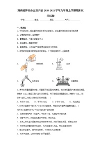 湖南省怀化市五县六校2020-2021学年九年级上学期期末化学试题（word版 含答案）