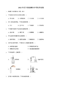 2021年辽宁省抚顺市中考化学真题（word版附解析）