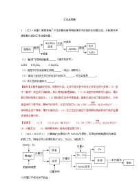 2021年中考化学真题汇编  工艺流程题（word版附解析）