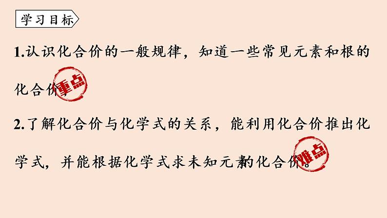 人教版 初中化学 九年级（上册）第4单元 课题4 化学式与化合价(第二课时)课件PPT第2页