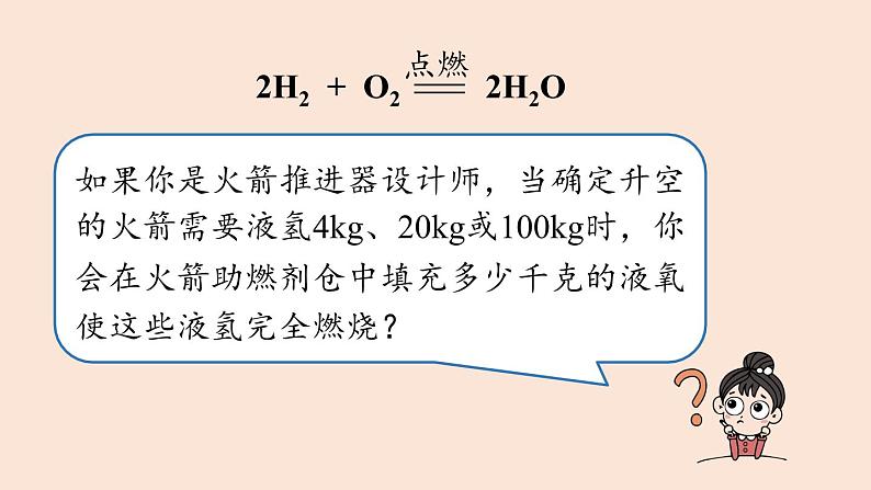 人教版 初中化学 九年级（上册）第5单元 课题3 利用化学方程式的简单计算(第一课时)课件PPT第4页