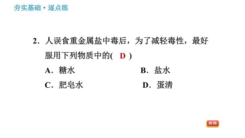 鲁教版九年级下册化学课件 第10单元 10.3 远离有毒物质第4页