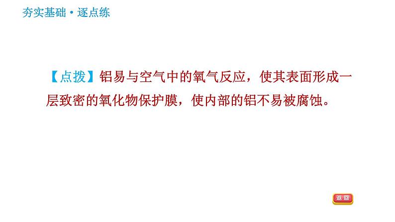 鲁教版九年级下册化学课件 第9单元 9.2.1 金属与氧气、稀酸的反应第7页