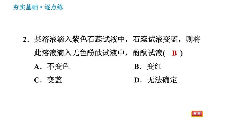 鲁教版九年级下册化学课件 第7单元 7.3 溶液的酸碱性04