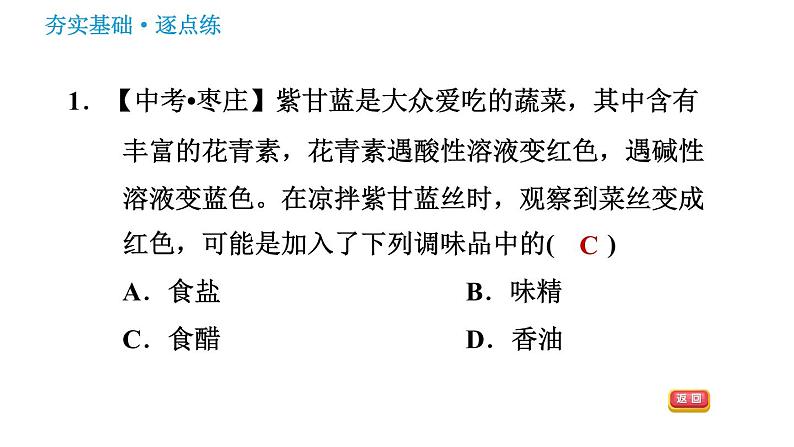 鲁教版九年级下册化学课件 第7单元 到实验室去：探究酸和碱的化学性质 1.1 溶液酸碱性的检验03