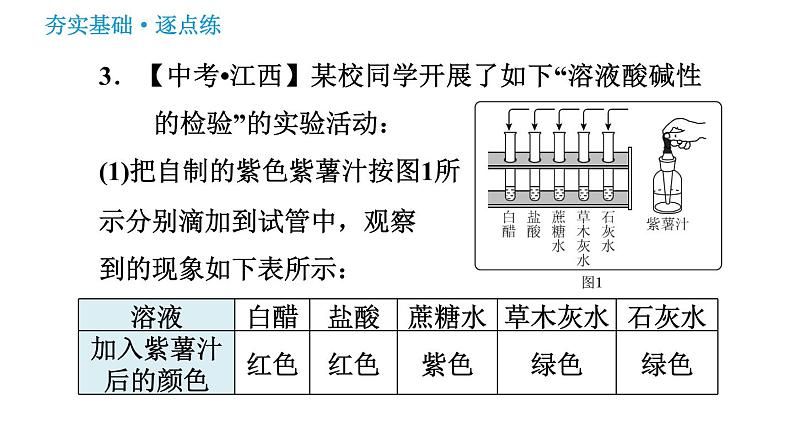 鲁教版九年级下册化学课件 第7单元 到实验室去：探究酸和碱的化学性质 1.1 溶液酸碱性的检验06