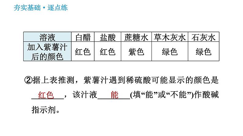 鲁教版九年级下册化学课件 第7单元 到实验室去：探究酸和碱的化学性质 1.1 溶液酸碱性的检验08