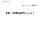 科學(xué)版九年級(jí)上冊(cè)化學(xué)課件 第2章 2.2 構(gòu)成物質(zhì)的微粒(Ⅰ)——分子