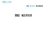 鲁教版五四制九年级化学（全一册）课件 第2单元 2.2 碱及其性质