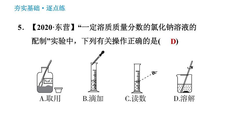 鲁教版五四制九年级化学（全一册）课件 第1单元 1.2.2 溶液的配制第7页