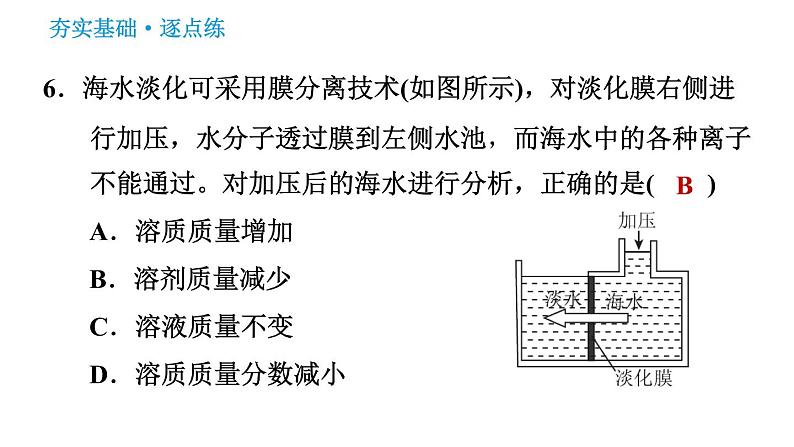 鲁教版五四制九年级化学习题课件 第3单元 3.1 海洋化学资源08