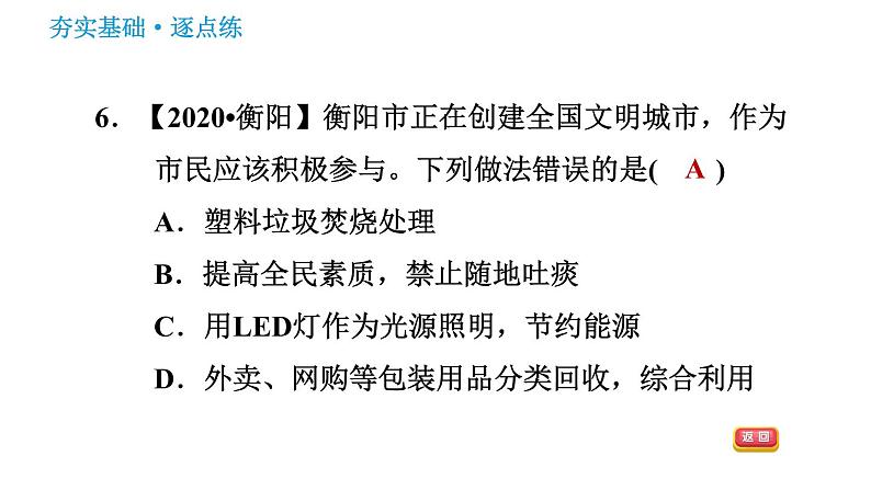 鲁教版九年级下册化学课件 第11单元 11.4 化学与环境保护08