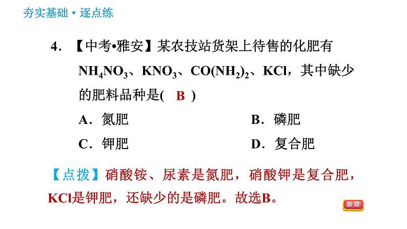 鲁教版九年级下册化学课件 第11单元 11.3 化学与农业生产第6页