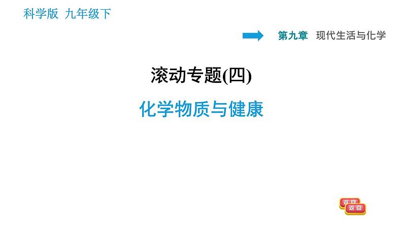 科学版九年级下册化学课件 第9章 滚动专题(四)第1页