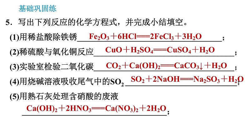 科学版九年级下册化学课件 第8章 8.3 酸和碱的反应008