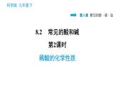 科学版九年级下册化学课件 第8章 8.2.2 稀酸的化学性质0
