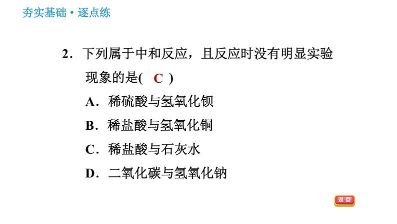 沪教版九年级下册化学课件 第7章 7.2.4 中和反应004