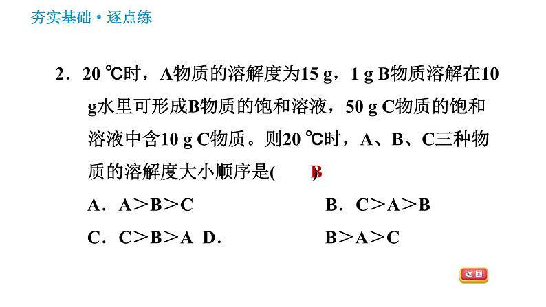 沪教版九年级下册化学课件 第6章 6.3.2 溶解度第4页