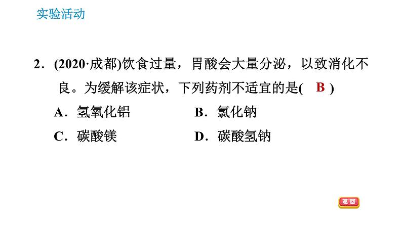 人教版九年级下册化学课件 第10单元 实验活动6 酸、碱的化学性质第4页