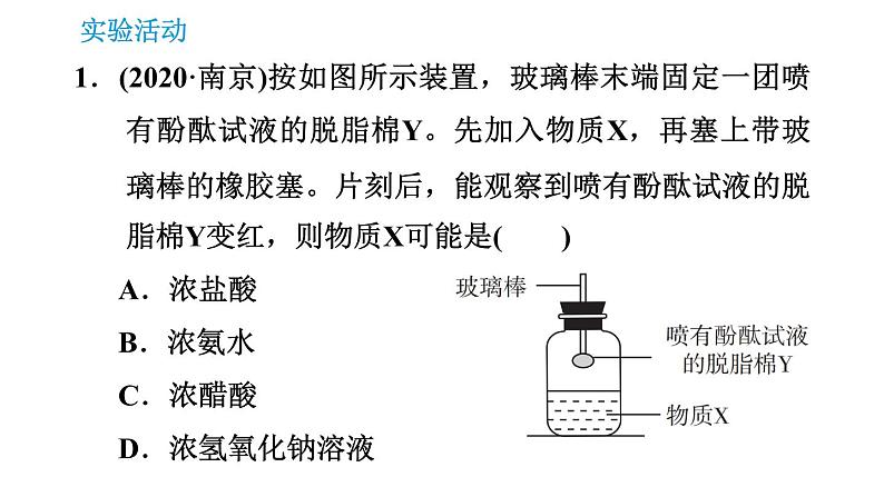 人教版九年级下册化学课件 第10单元 实验活动7 溶液酸碱性的检验03