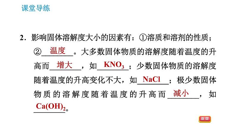 人教版九年级下册化学课件 第9单元 9.2.2 溶解度004