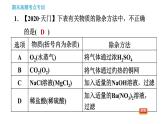 人教版九年级下册化学习题课件 期末考点 专训3 物质的分离与提纯
