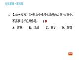 人教版九年级下册化学习题课件 第11单元 实验活动8 粗盐中难溶性杂质的去除