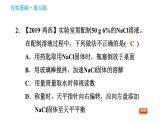 人教版九年级下册化学习题课件 第9单元 实验活动5 一定溶质质量分数的氯化钠溶液的配制