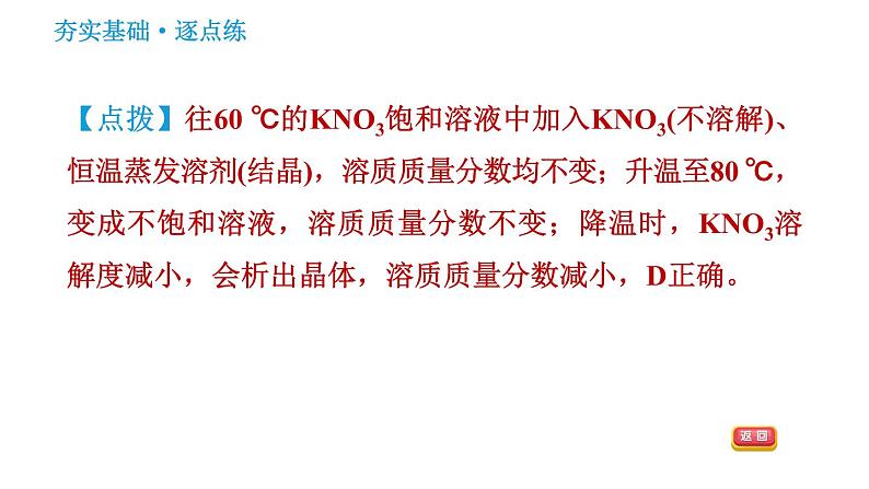 人教版九年级下册化学习题课件 第9单元 9.3.1 溶质的质量分数第8页