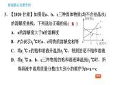 人教版九年级下册化学习题课件 第9单元 阶段核心归类专训 溶解度曲线的应用