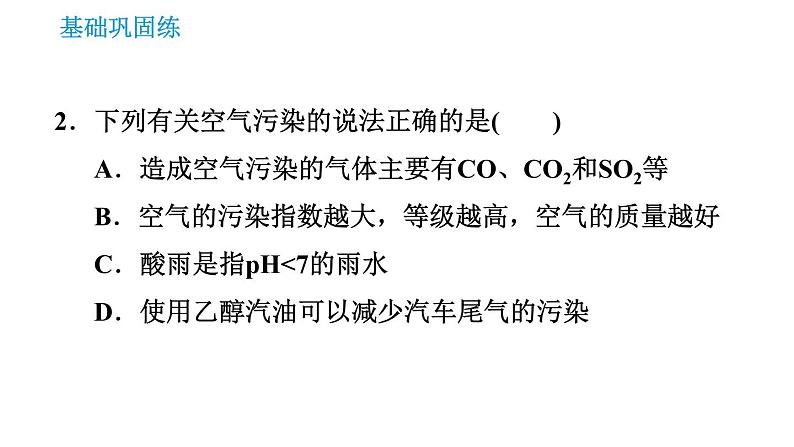 沪教版九年级下册化学课件 第9章 9.3 环境污染的防治第4页