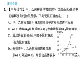 沪教版九年级下册化学课件 第6章 滚动专题(一) 溶解度曲线的应用