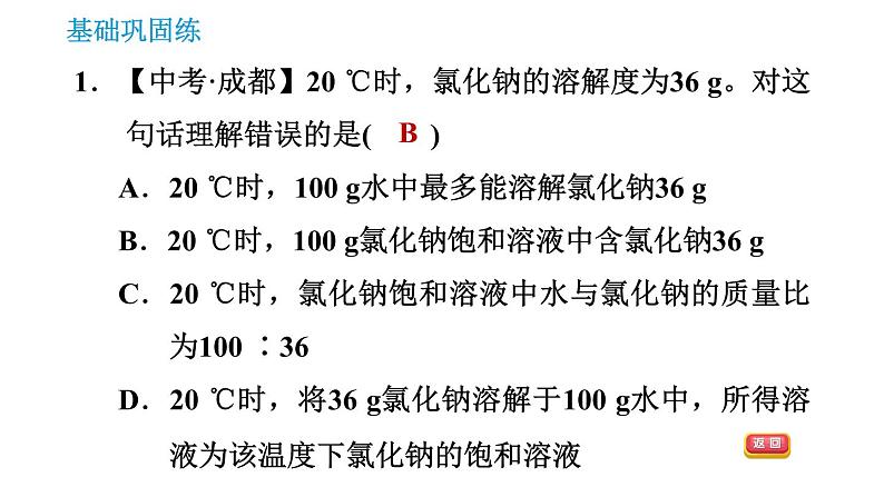 沪教版九年级下册化学课件 第6章 6.3.2 物质溶解性的定量表示第3页