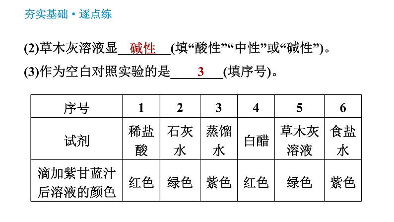 科学版九年级下册化学课件 第8章 实验六 第1课时　溶液酸碱性的检验、酸碱中和反应第7页