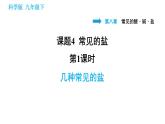 科学版九年级下册化学课件 第8章 8.4.1 几种常见的盐