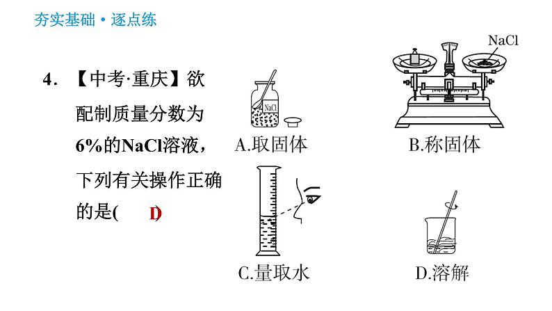 科学版九年级下册化学课件 第7章 7.3.2 配制一定溶质质量分数的溶液第7页