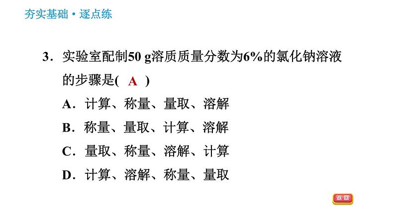 科学版九年级下册化学课件 第7章 7.3.2 配制一定溶质质量分数的溶液第6页